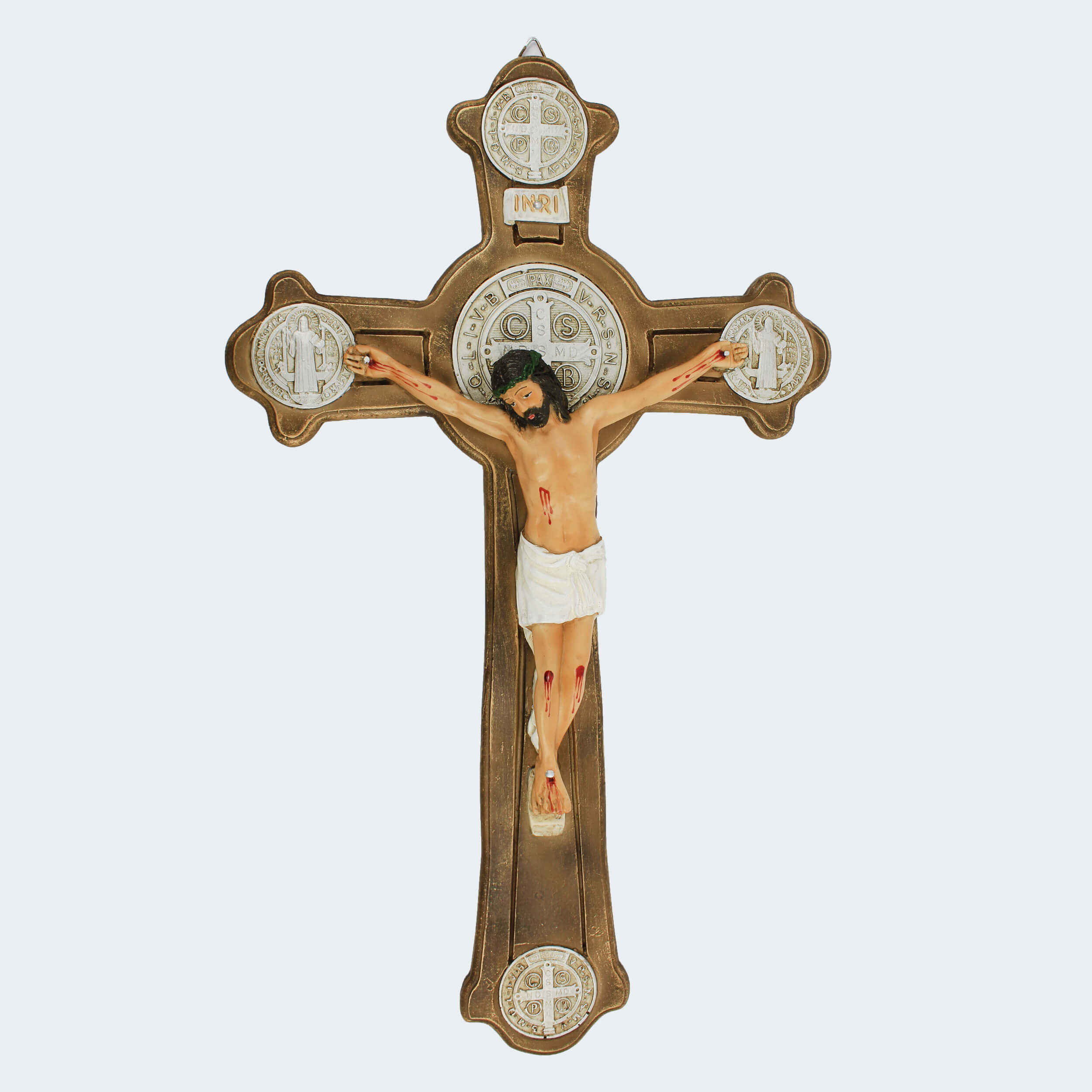 Crucifijo de San Benito con Medalla